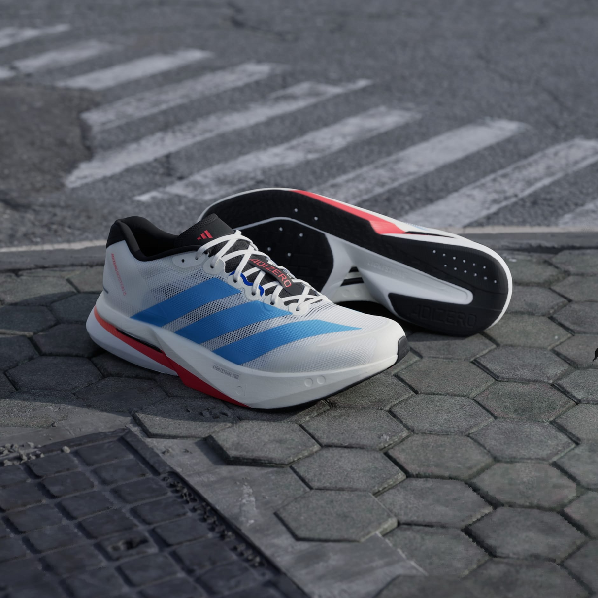 Adidas Men's Adizero Boston 13 Road Running Shoes (KK4992)