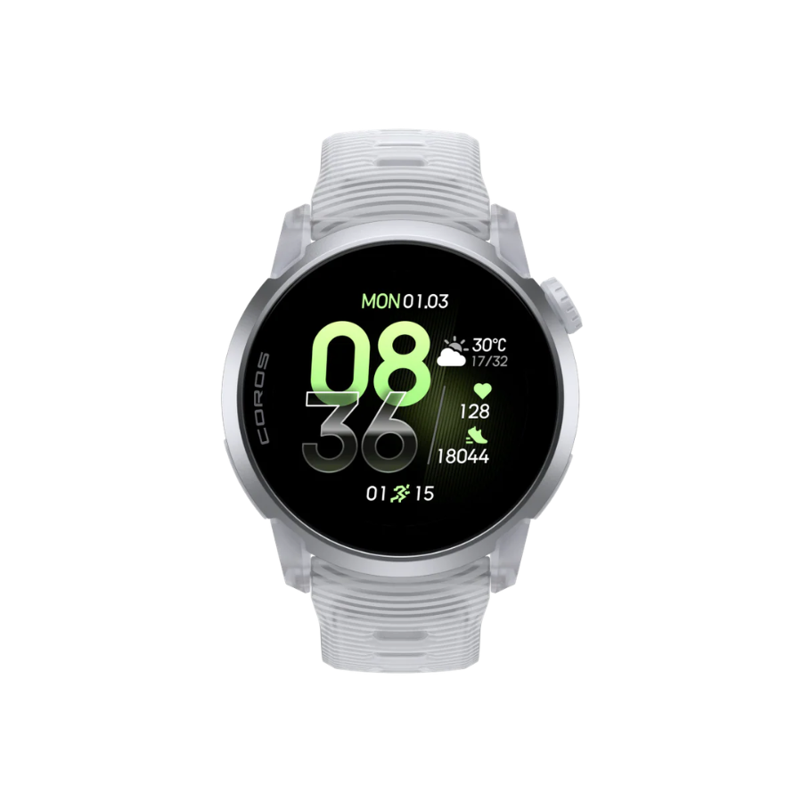 Coros Pace 4 Multisport Watch (Cloud White Silicon Band)