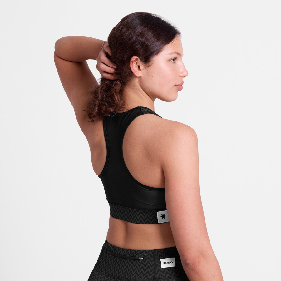 SAYSKY - SAYSKY Women's Zig Zag Combat Sports Bra - Cam2