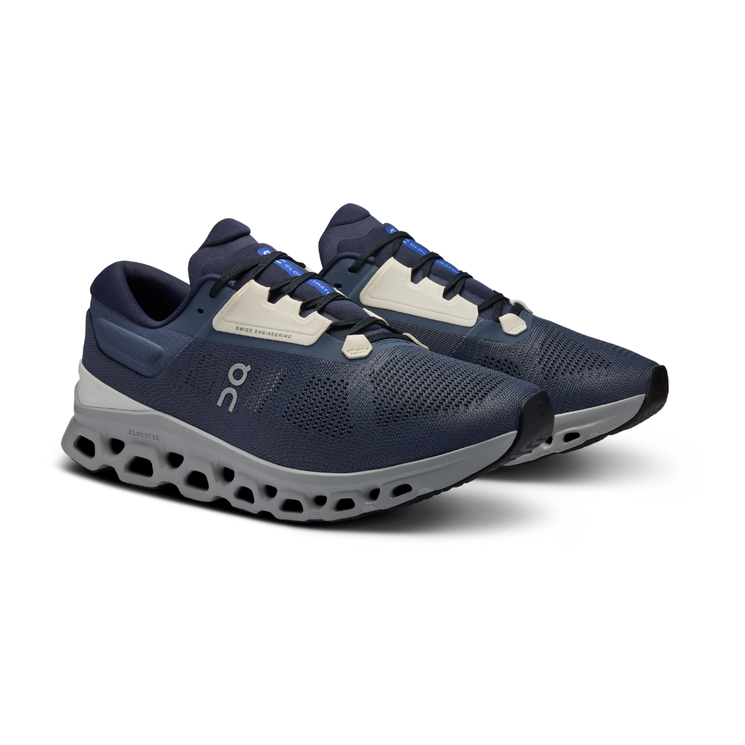 On Running - On Men's Cloudstratus 3 Road Running Shoes - Cam2