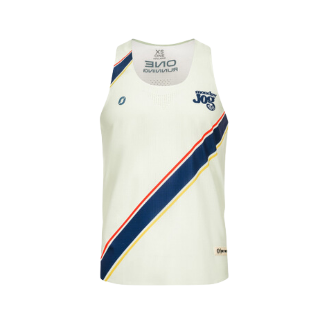 One Running - One Running Men's Victory Speed Tech Singlet MJC - Cam2