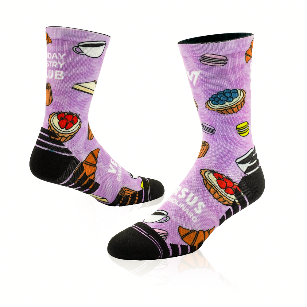Versus - Versus Friday Pastry Club Active Crew Socks - Cam2