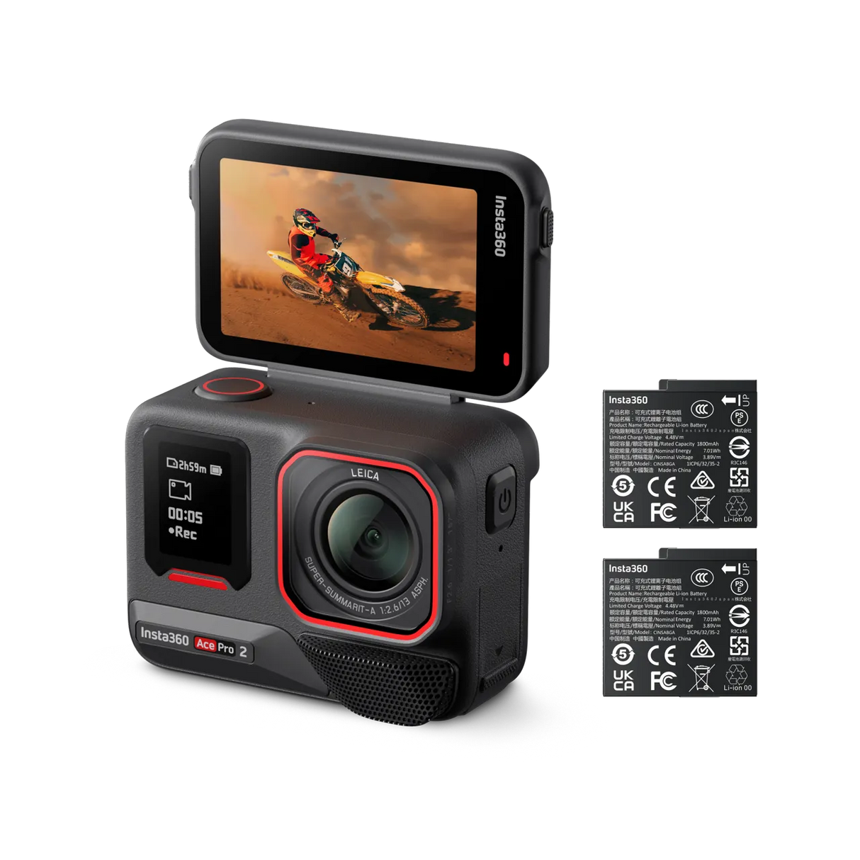 Insta360 - Insta360 Ace Pro 2 (Dual Battery Bundle X 2) - Cam2