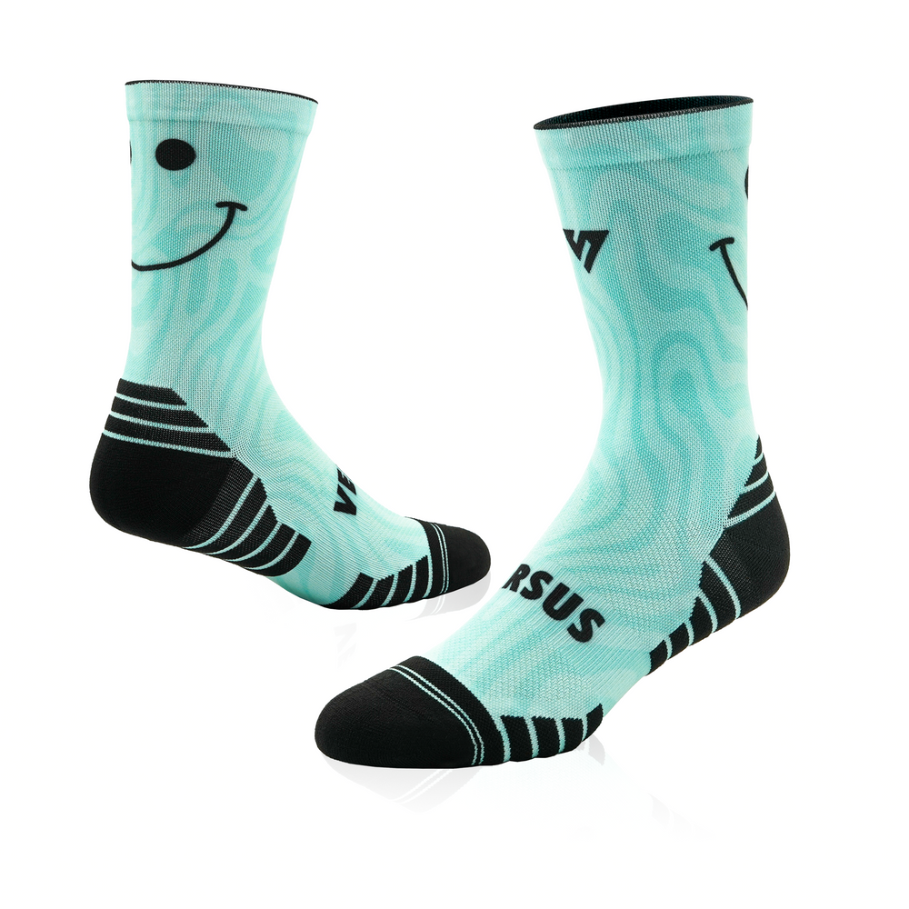 Versus - Versus Bubblegum Smile Active Crew Socks - Cam2
