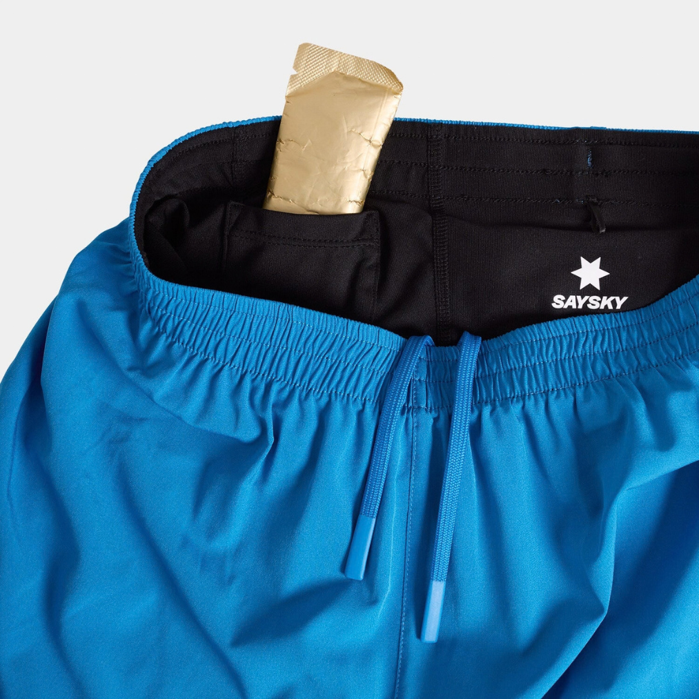 SAYSKY Men's Pace 2 in 1 Shorts 5"