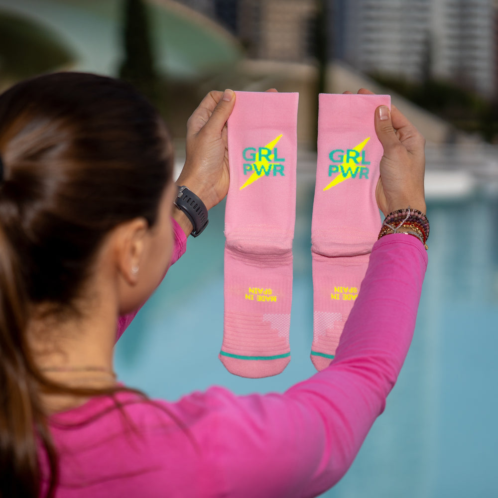 Sporcks - Sporcks Girl Power Running Socks - Cam2