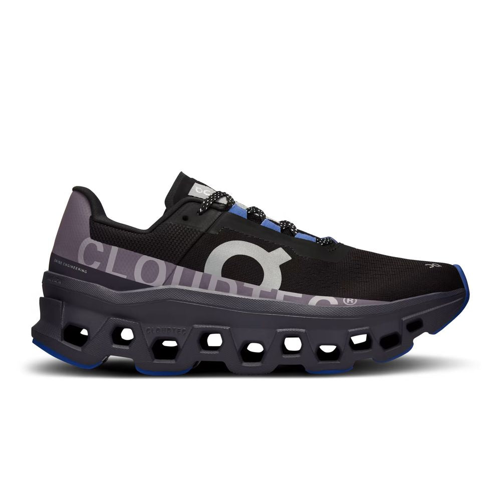 On Men's Cloudmonster Road Running Shoes (Magnet/Shark)