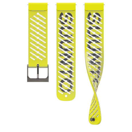 Suunto 22mm Athletic 5 Silicone Strap (Lemon Yellow) SS050963000 - Cam2