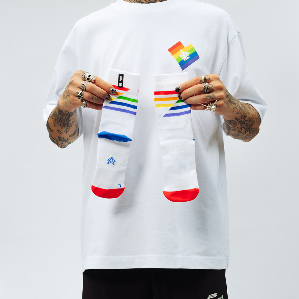 Incylence Unisex's Pride V5 Running Socks