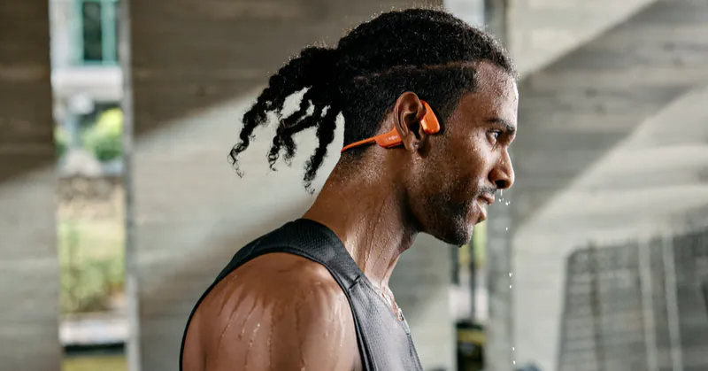 Shokz(S) - Shokz OpenRun Pro 2 Open-Ear Bone Conduction Headphone - Cam2