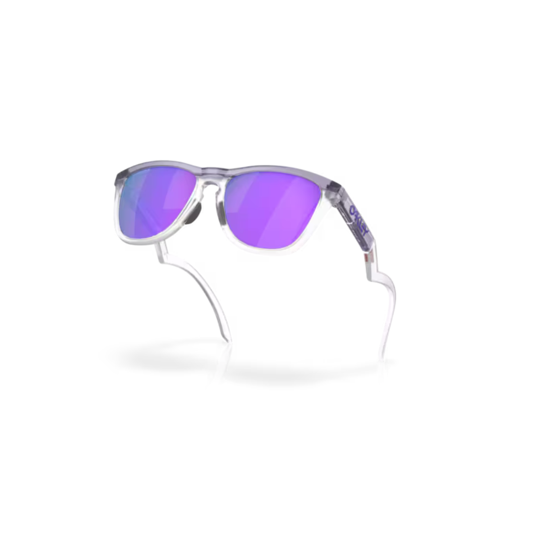 Oakley - Oakley Frogskins Hybrid Sunglasses (Matte Trans Lilac/Clear/Prizm Violet) 0OO9289-928901 - Cam2