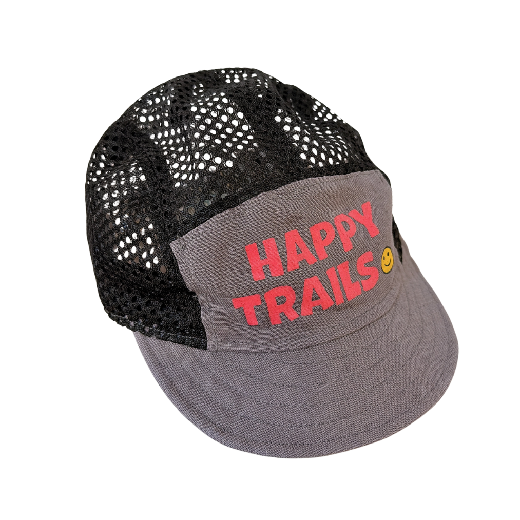 CACHALOT Unisex's Linen Mesh Jet Cap - Happy
