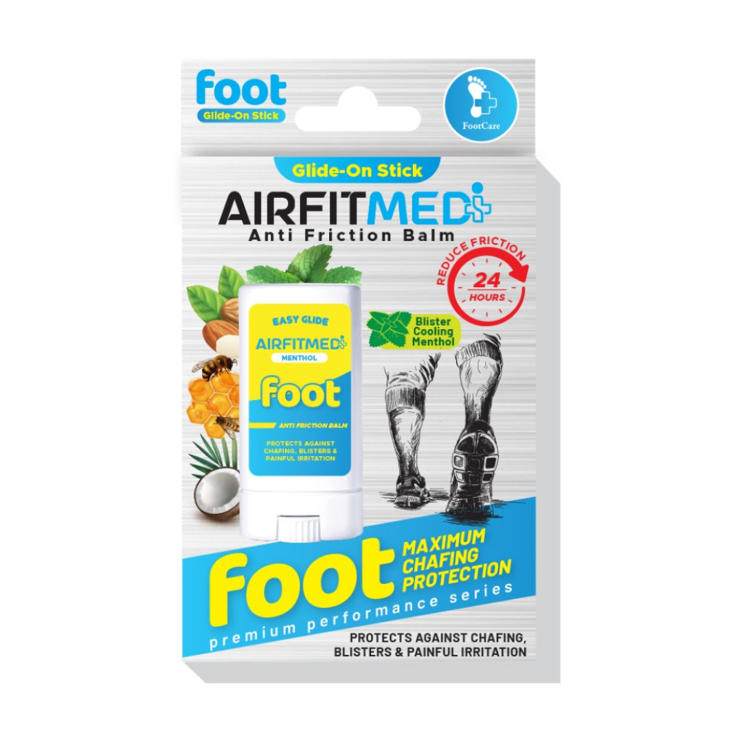 AIRFIT MEDI - AIRFIT MEDI Easy Glide-On Stick-Foot (Blister Cooling Menthol Infused) - Cam2