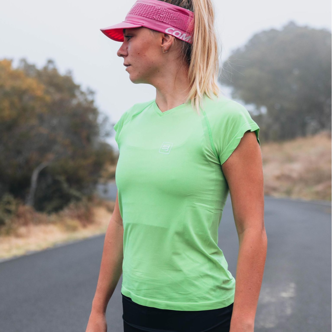 Compressport (C) - Compressport Women's Training SS Tshirt - Cam2