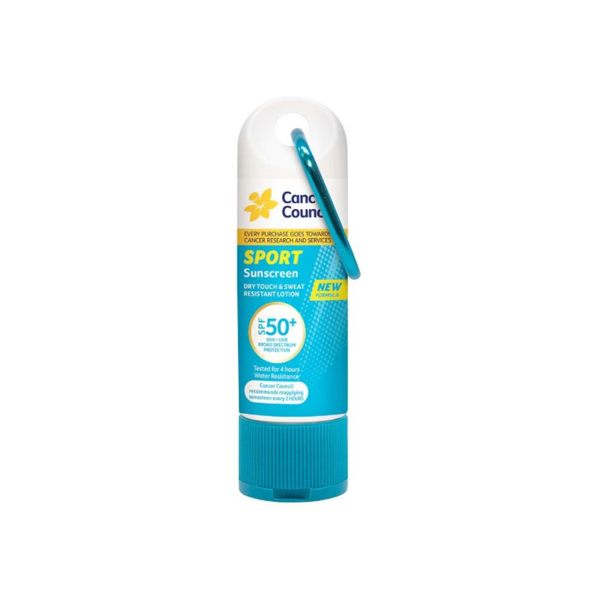 Cancer Council - Cancer Council CCA Sport Sunscreen Dry Touch & Sweat Resistant Lotion SPF50+ - Cam2
