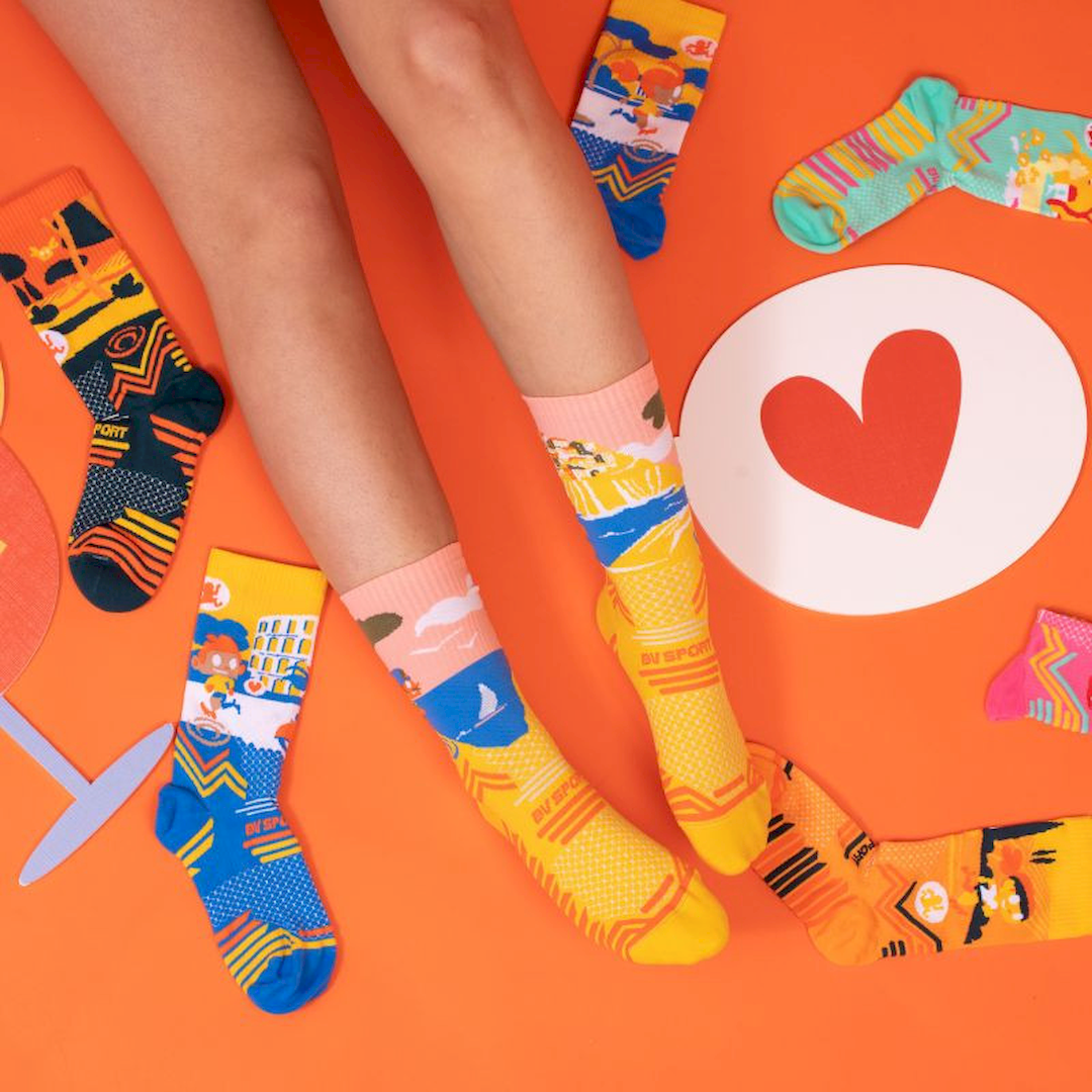 BV Sport - BV Sport Trail Ultra Collector DBDB Socks - Cam2