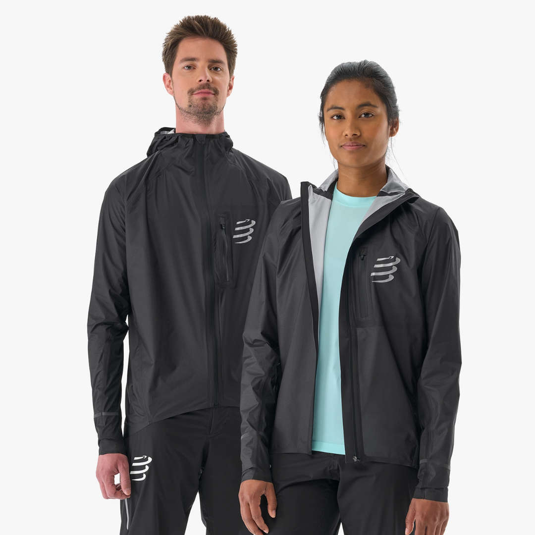 Compressport (C) - Compressport Unisex's Thunderstorm Waterproof 25/75 Jacket - Cam2