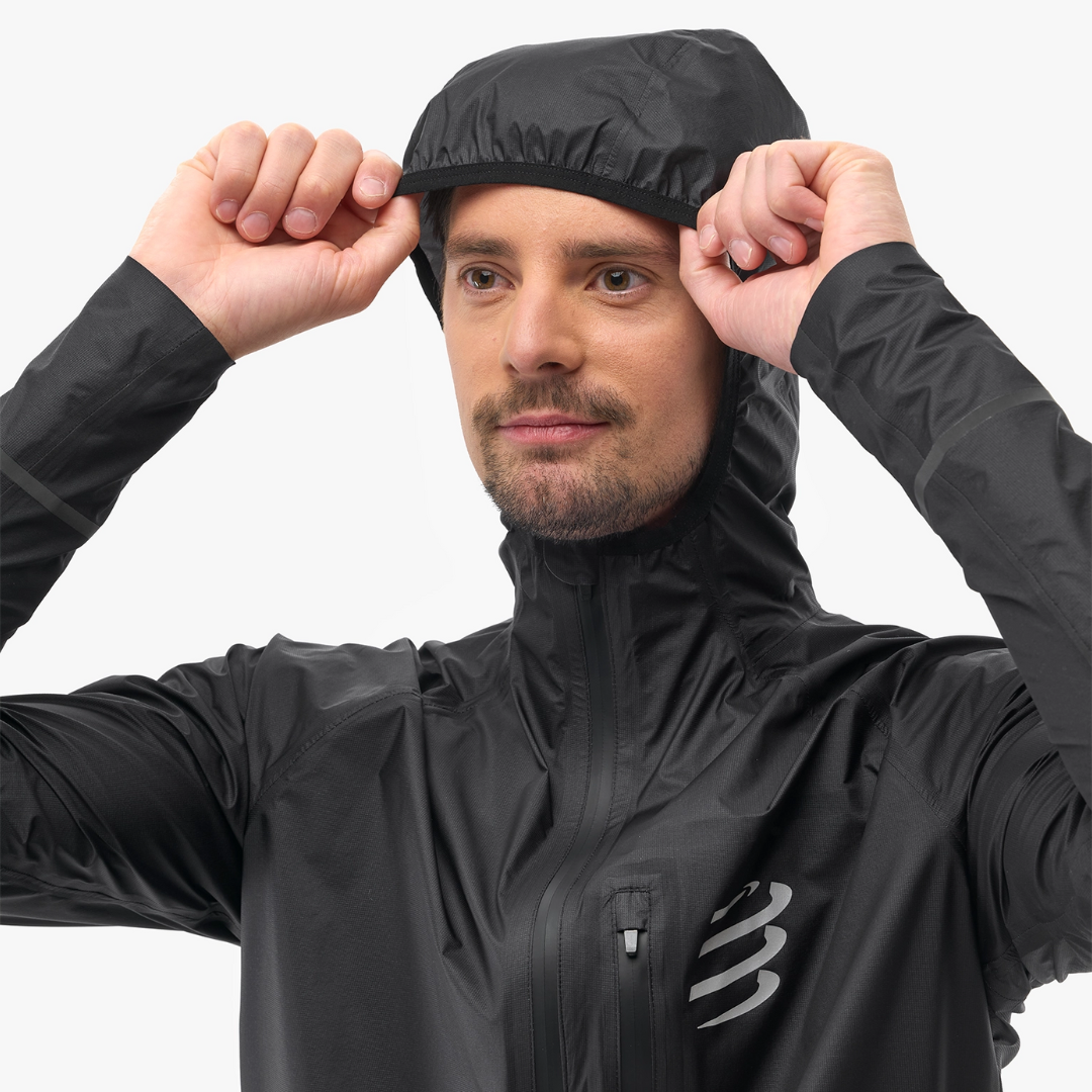 Compressport (C) - Compressport Unisex's Thunderstorm Waterproof 25/75 Jacket - Cam2