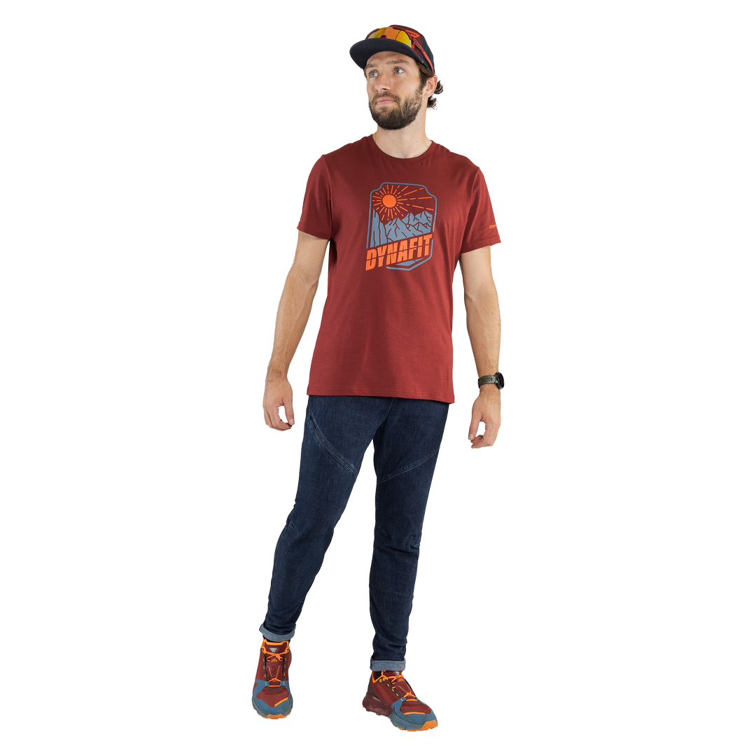 DYNAFIT (C) - DYNAFIT Men's Graphic Cotton S/S Tee - Cam2