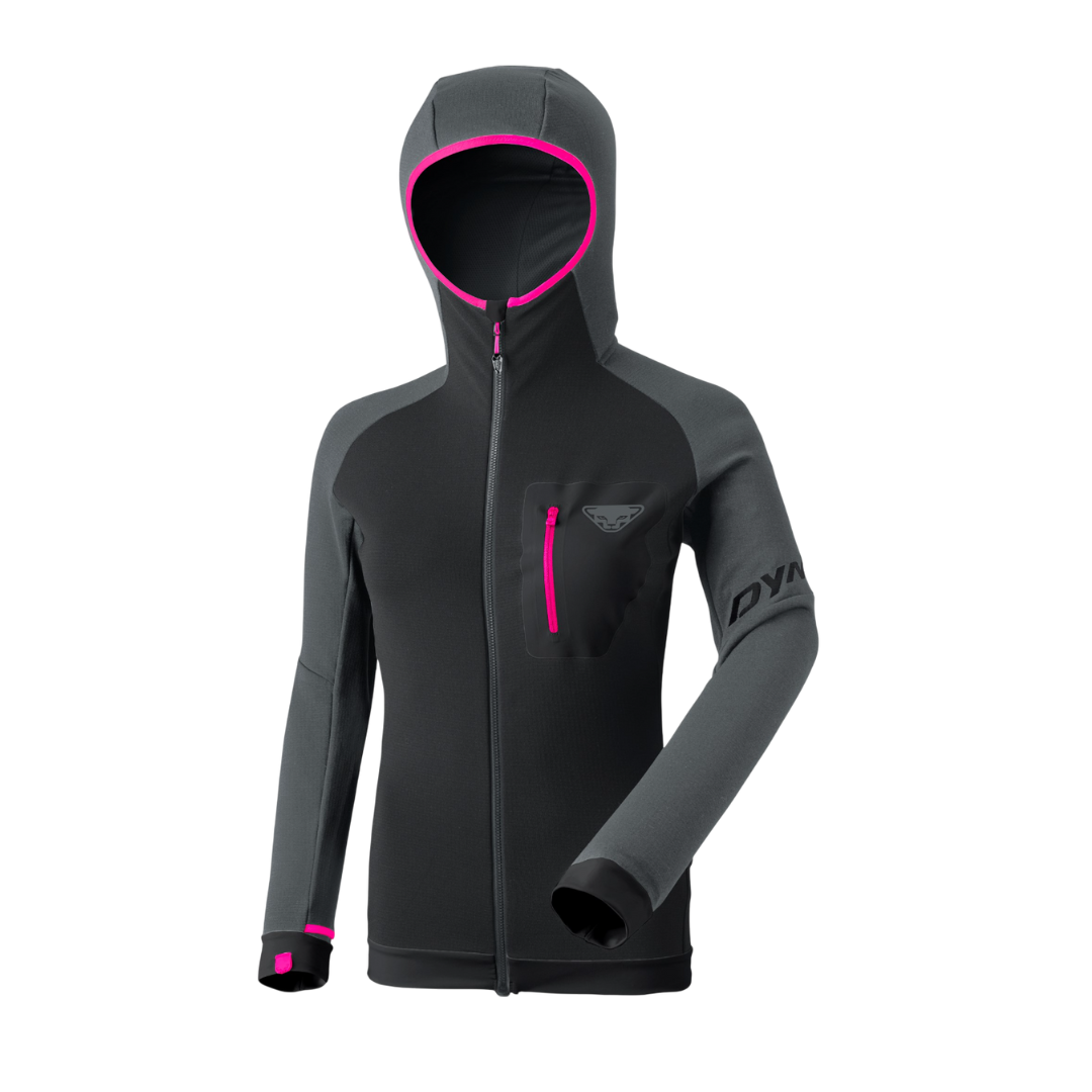 DYNAFIT (C) - DYNAFIT Women's Radical Polartec Hooded Jacket - Cam2