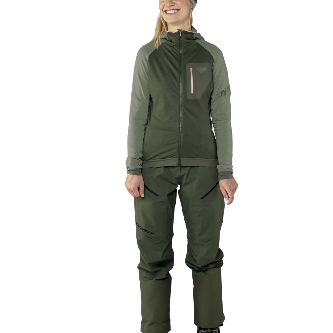 DYNAFIT (C) - DYNAFIT Women's Radical Polartec Hooded Jacket - Cam2