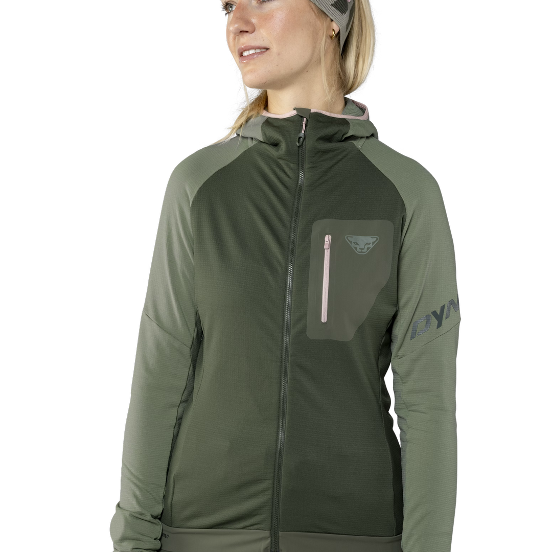 DYNAFIT (C) - DYNAFIT Women's Radical Polartec Hooded Jacket - Cam2