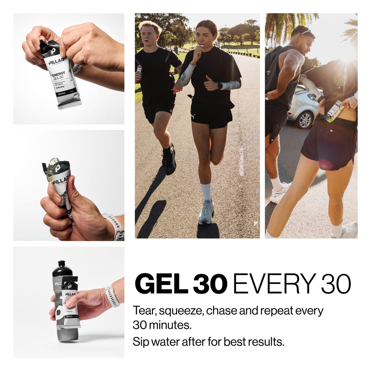 Pillar Energy Gel 30 (Variety Pack)