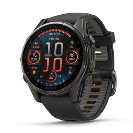 Garmin (Fenix 8) - Garmin Fenix 8 43mm AMOLED Sapphire GPS Smart Watch - Cam2