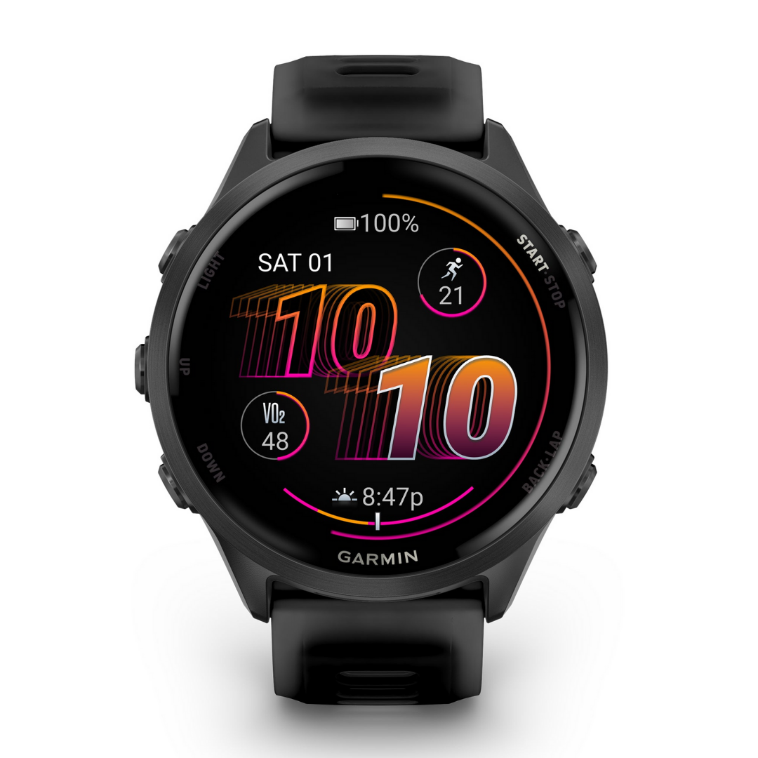 Garmin - Garmin Forerunner 570 47mm Advanced GPS Running SmartWatch - Cam2