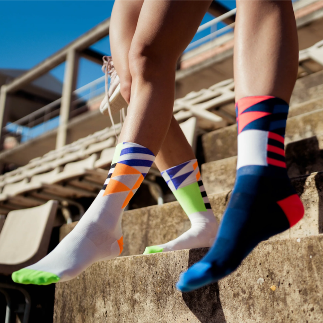 Incylence - Incylence Ultralight Elements High-Cut Running Socks - Cam2