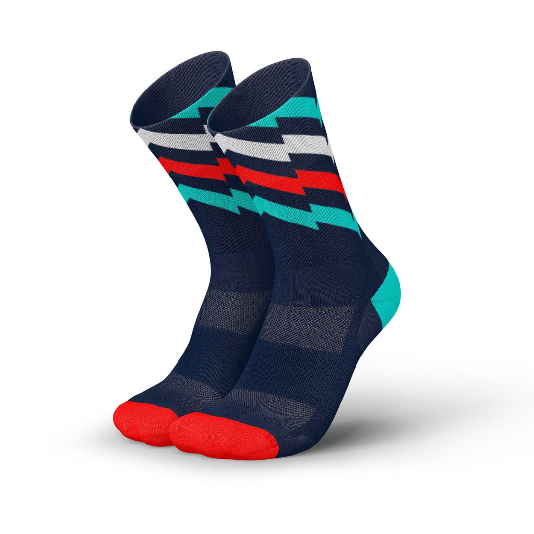 Incylence - Incylence Ultralight Waves High-Cut Running Socks - Cam2