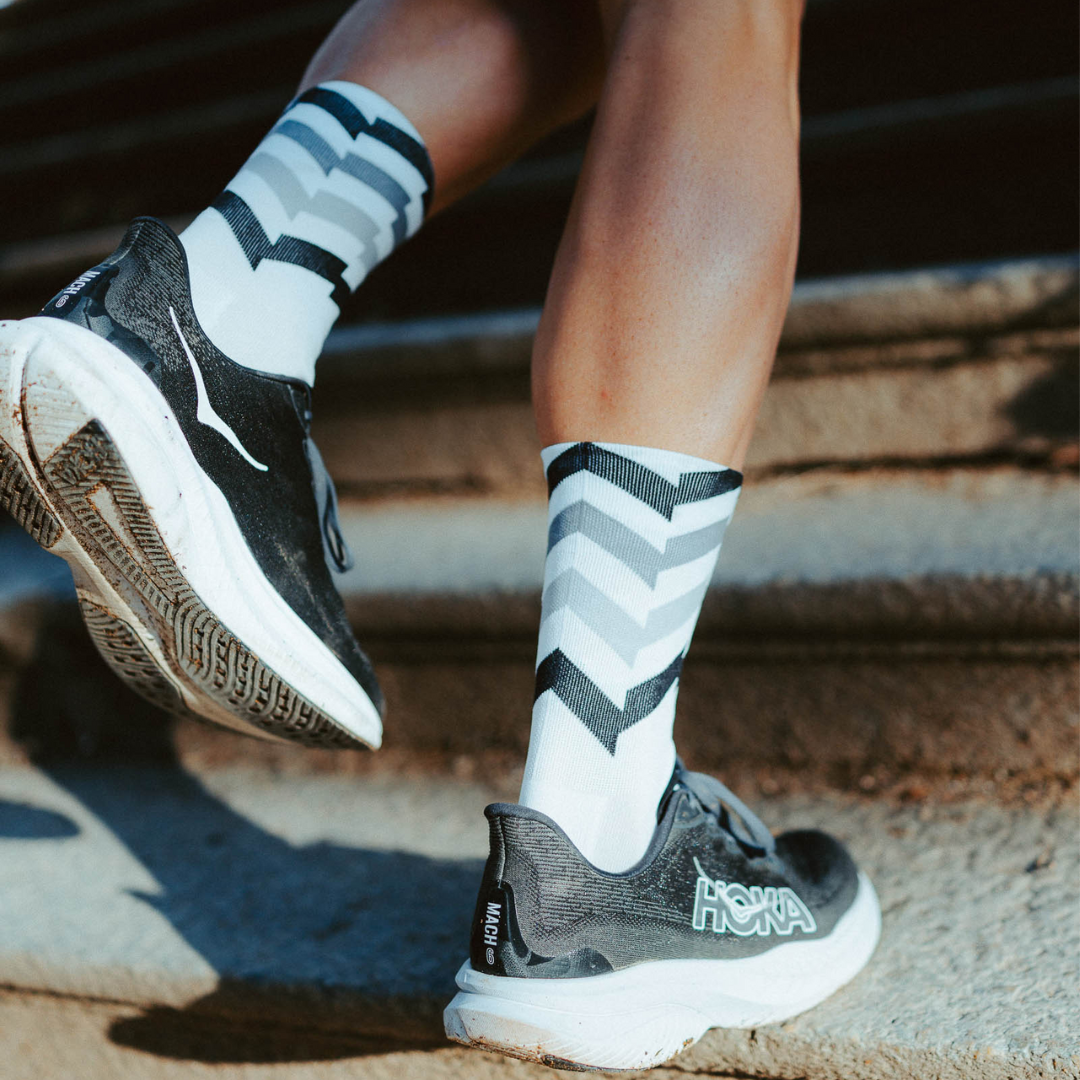 Incylence - Incylence Ultralight Waves High-Cut Running Socks - Cam2