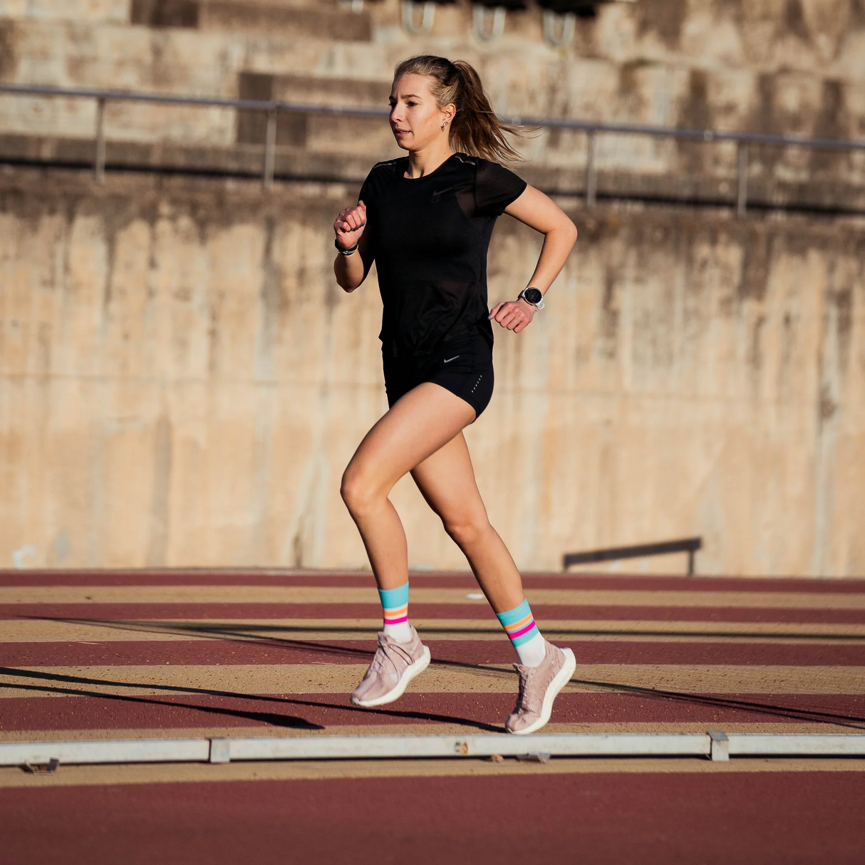 Incylence - Incylence Ultralight Tracks High-Cut Running Socks - Cam2