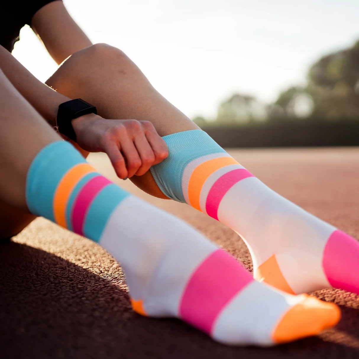 Incylence - Incylence Ultralight Tracks High-Cut Running Socks - Cam2