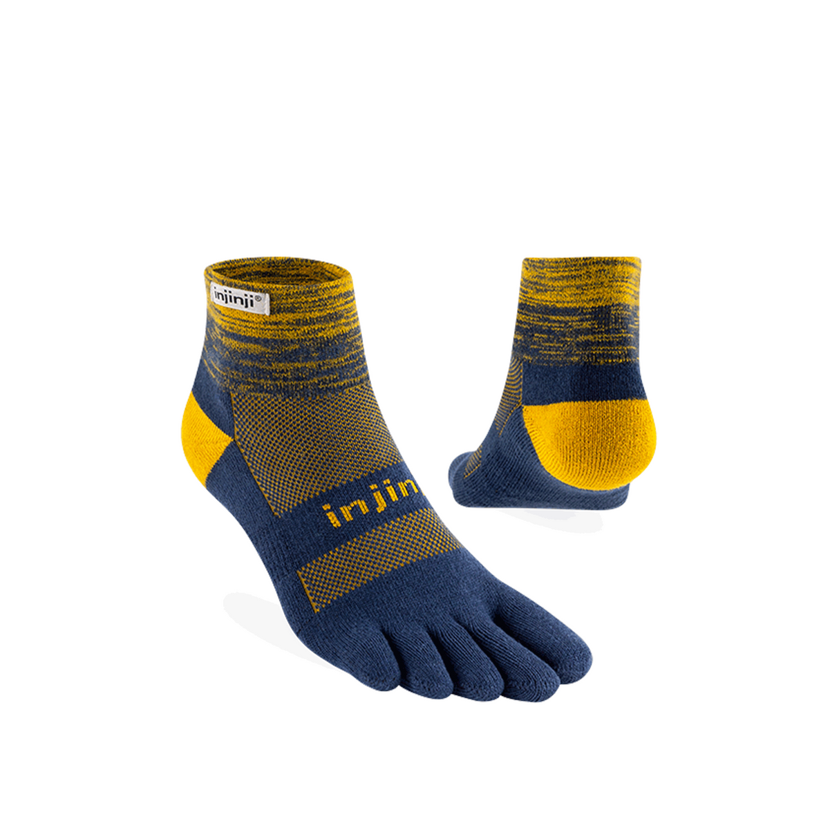 Injinji - injinji Unisex's Trail Midweight Mini-Crew Socks (213130) - Cam2