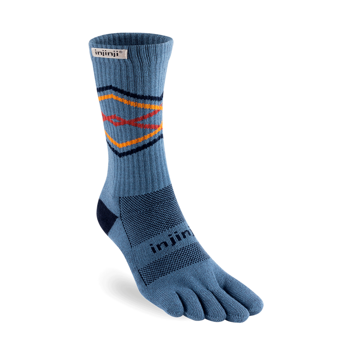 Injinji - injinji Unisex's Trail Midweight Crew Socks (213170) - Cam2