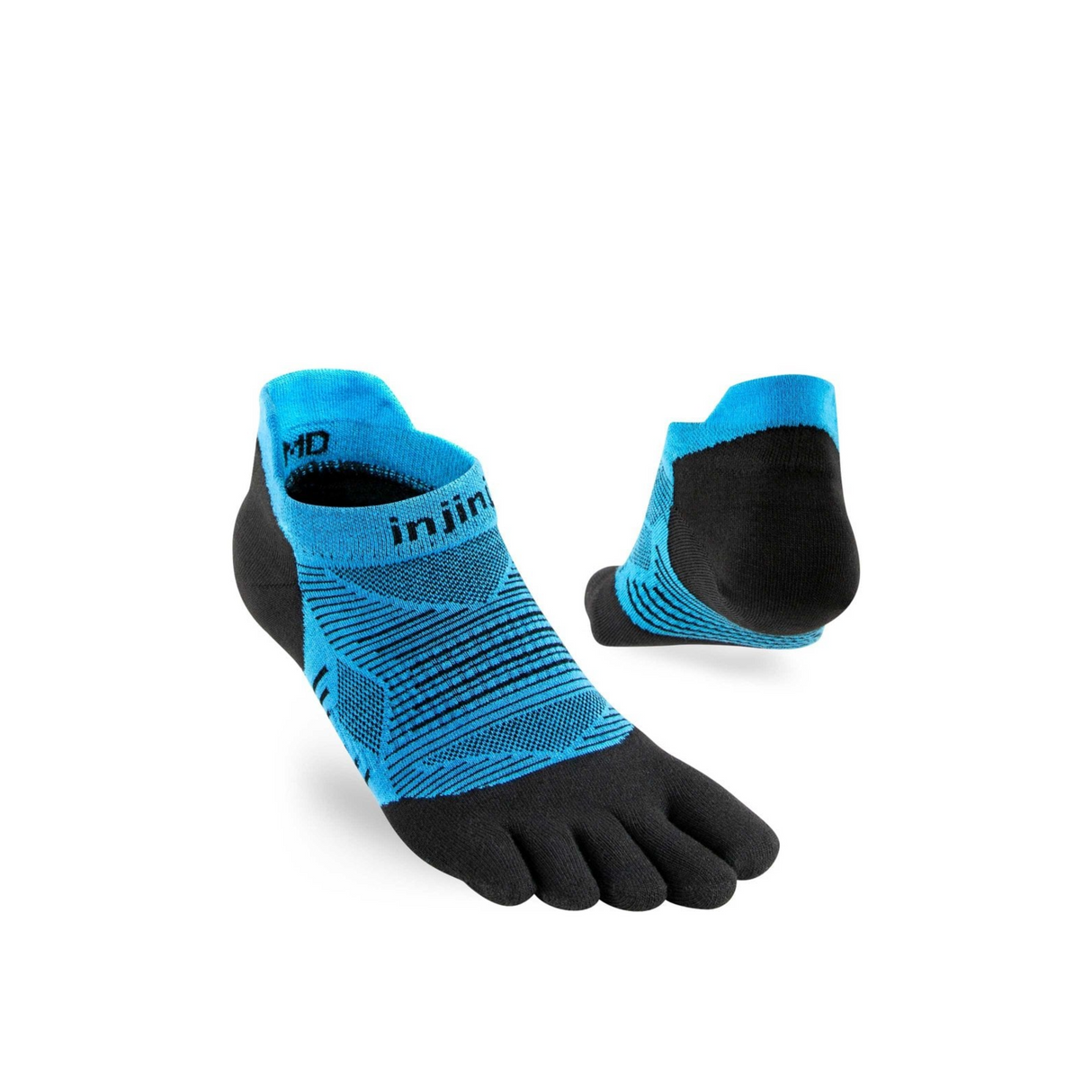 Injinji - injinji Unisex's Run Lightweight No-Show Socks (261110) - Cam2
