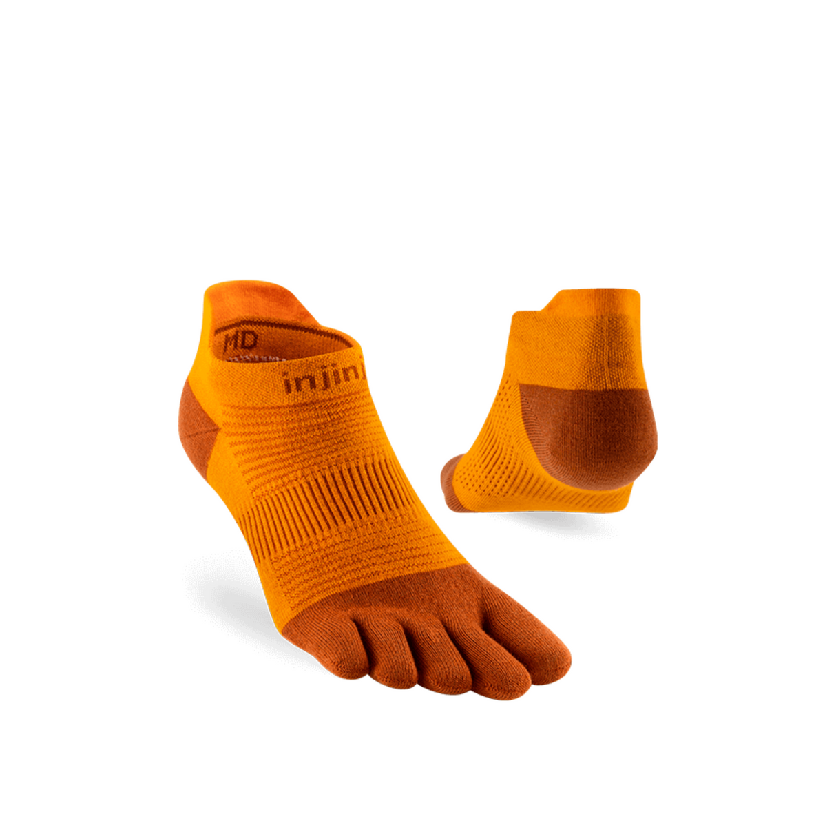 Injinji - injinji Unisex's Run Lightweight No-Show Socks (281110) - Cam2