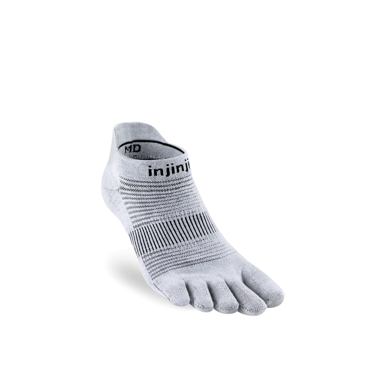 Injinji - injinji Unisex's Run Lightweight No-Show Socks (281110) - Cam2