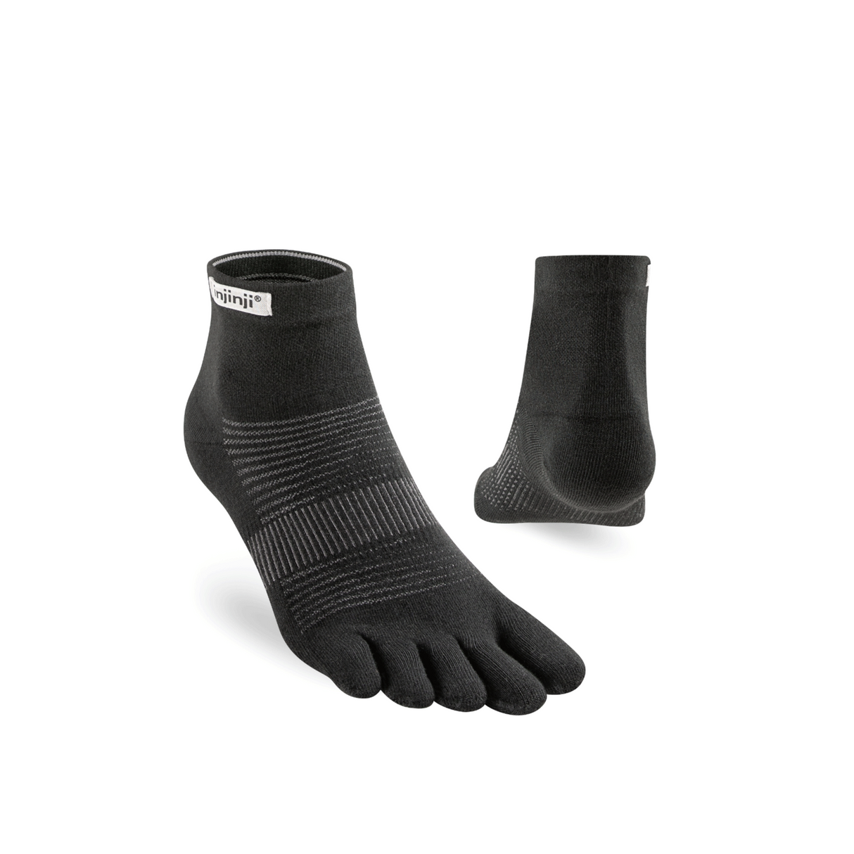 Injinji - injinji Unisex's Run Lightweight Mini-Crew Socks (281130) - Cam2