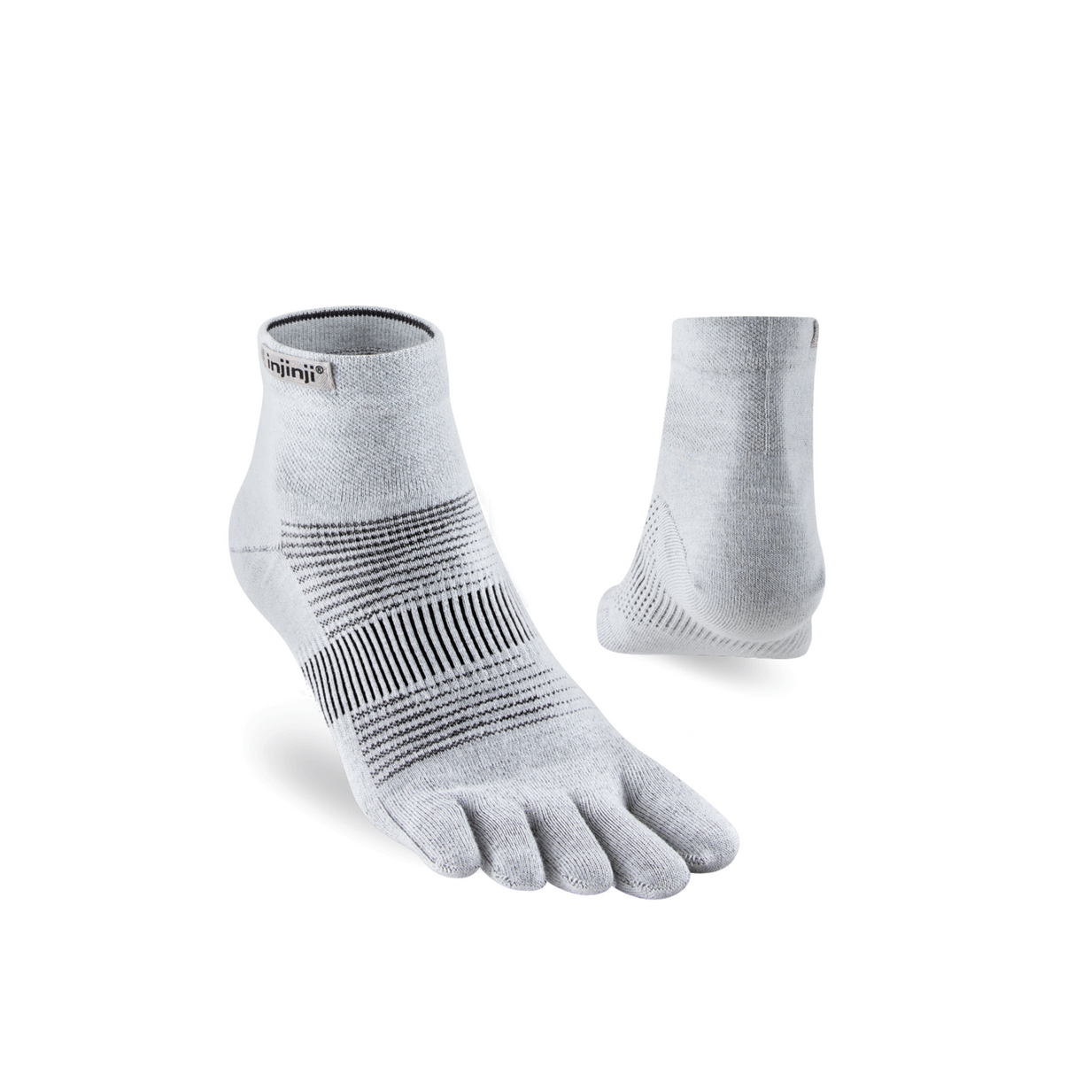 Injinji - injinji Unisex's Run Lightweight Mini-Crew Socks (281130) - Cam2