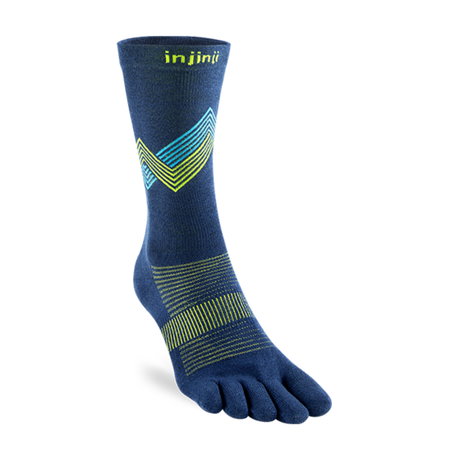 Injinji - injinji Unisex's Run Lightweight Crew Socks (281170) - Cam2