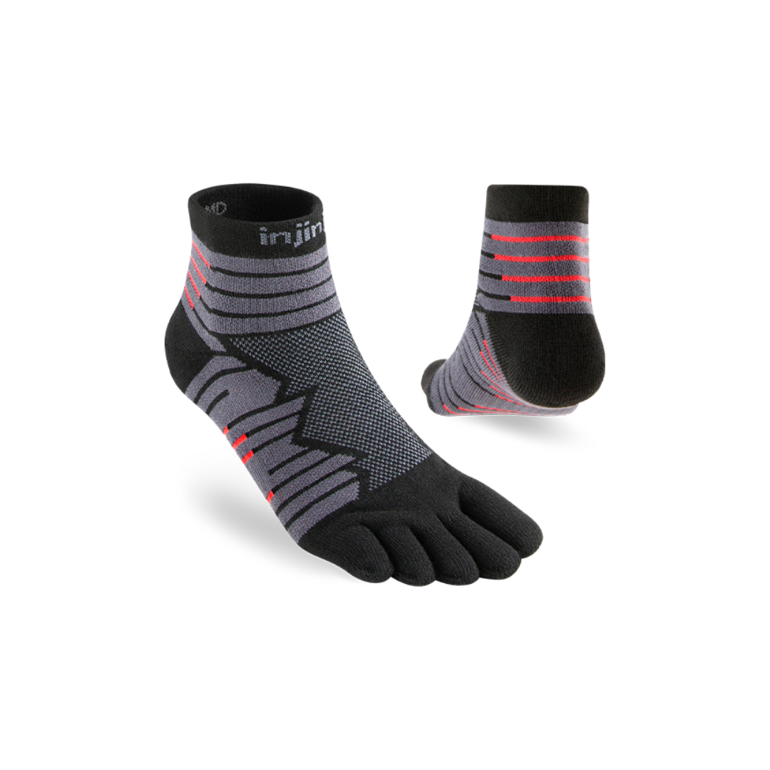 Injinji - injinji Unisex's Ultra Run Mini-Crew CoolMax Socks (401130) - Cam2
