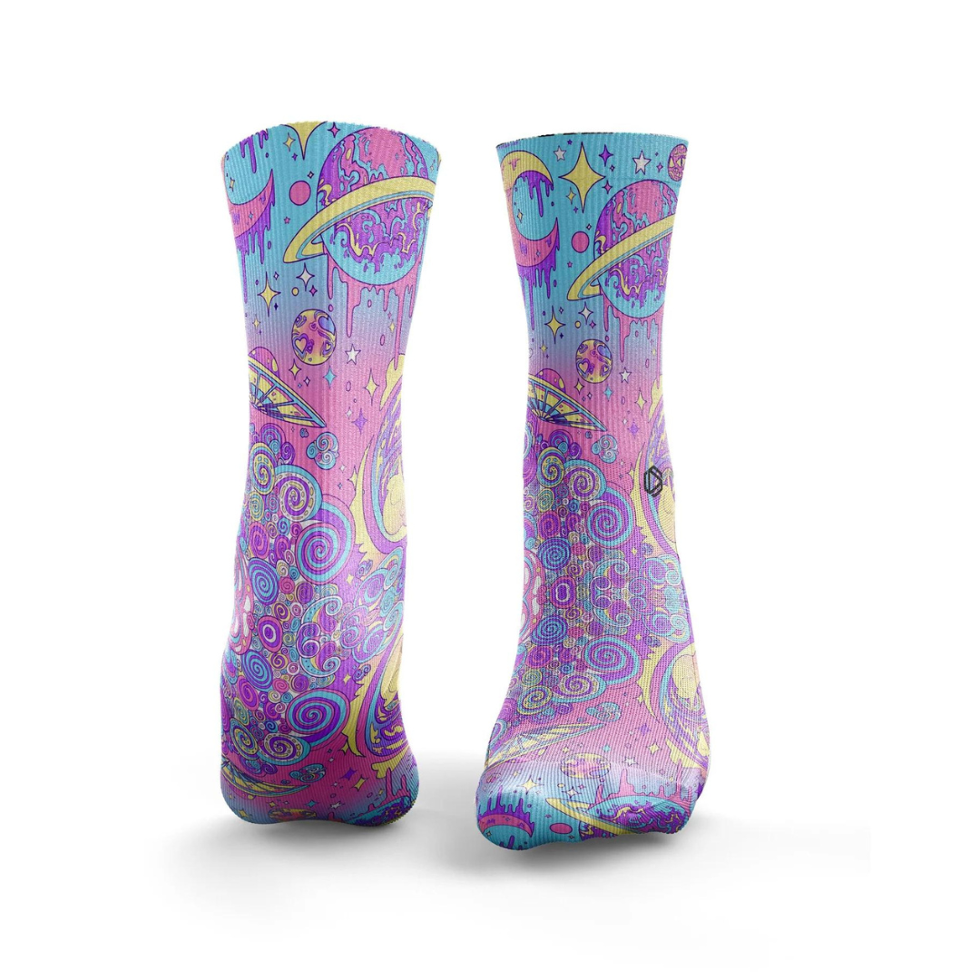 HEXXEE - HEXXEE Women's Intergalactic Running Socks - Cam2