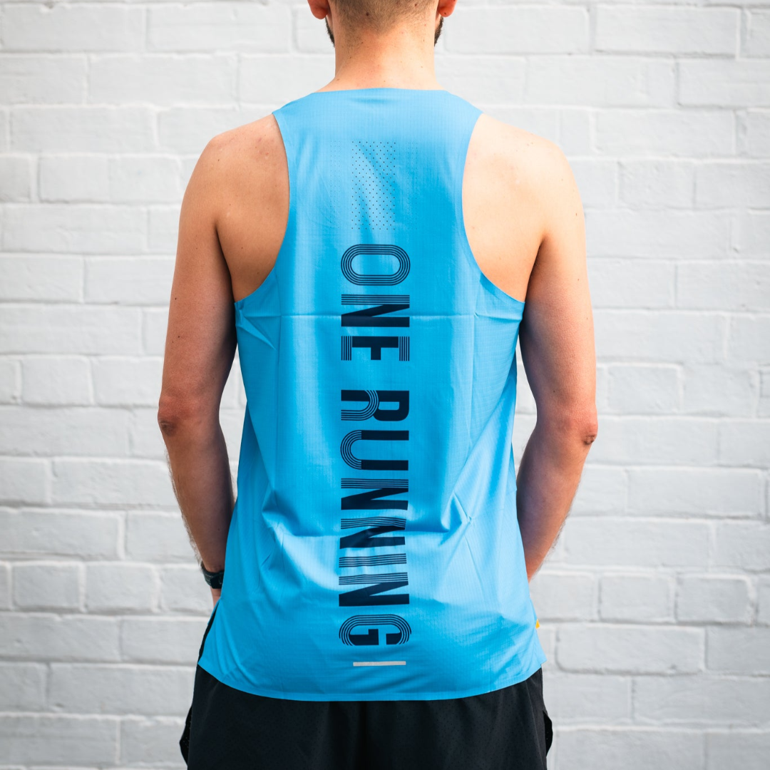 One Running - One Running Men's Victory Speed Tech Singlet - Cam2