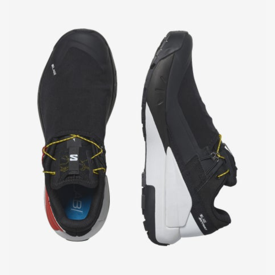 Salomon - Salomon Unisex's S/Lab Skyway Trail Running Shoes (Black White Blue Danube) - Cam2