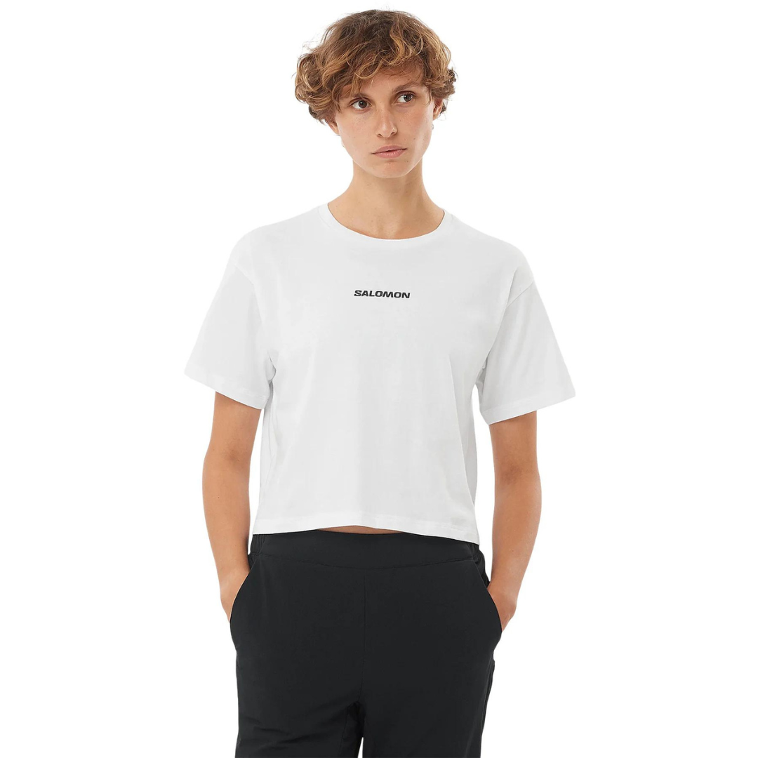 Salomon - Salomon Women's Logo Twist-1 SS Tee (LC2218000) - Cam2