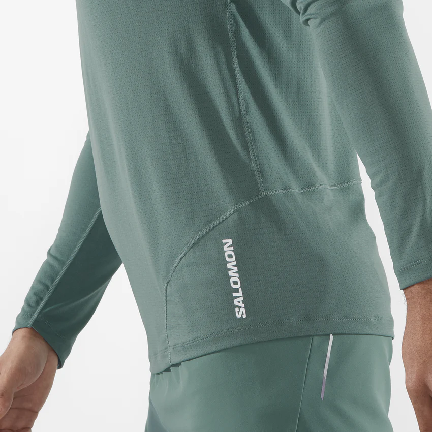 Salomon - Salomon Men's Cross Run Long Sleeve Tee - Cam2