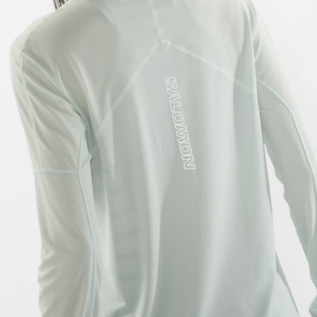 Salomon - Salomon Women's Sense Aero LS Tee GFX (LC2267600) - Cam2