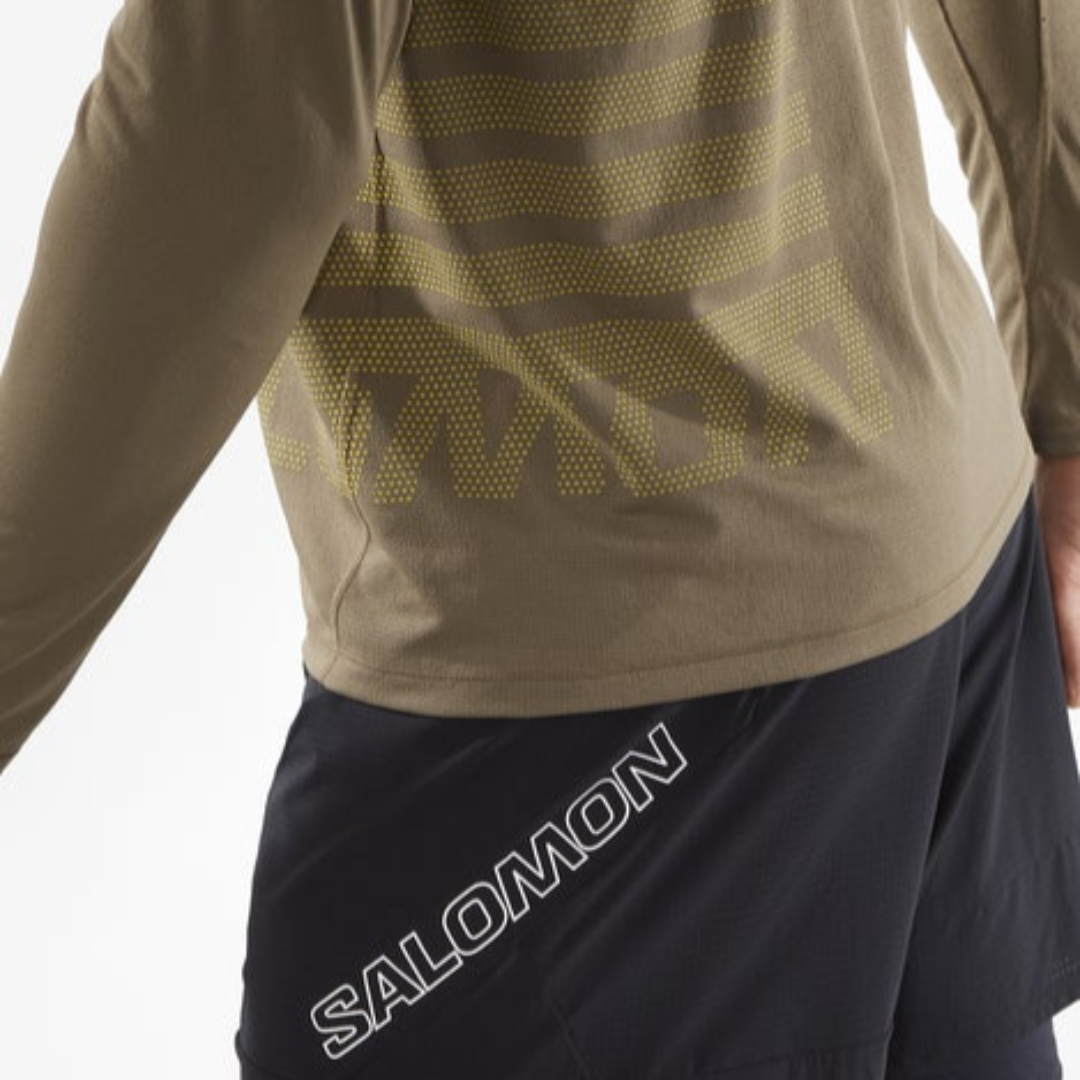 Salomon - Salomon Men's Sense Aero Long Sleeve Tee GFX (LC2274800) - Cam2